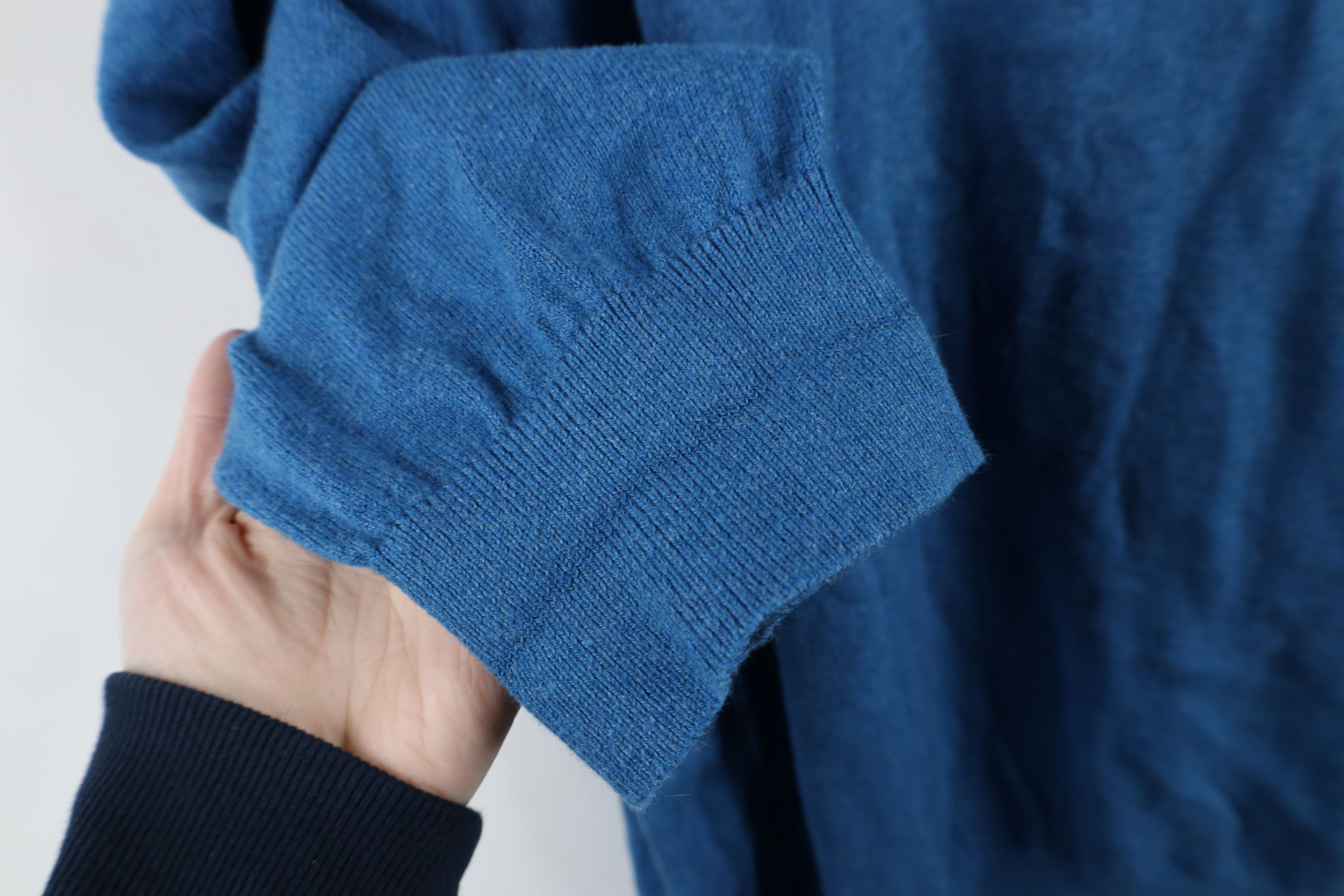 L.L. Bean × Vintage Vintage Y2K LL Bean Cotton Cashmere Blend Knit Sweater Blue Size US XXL / EU 58 / 5 - 6 Thumbnail