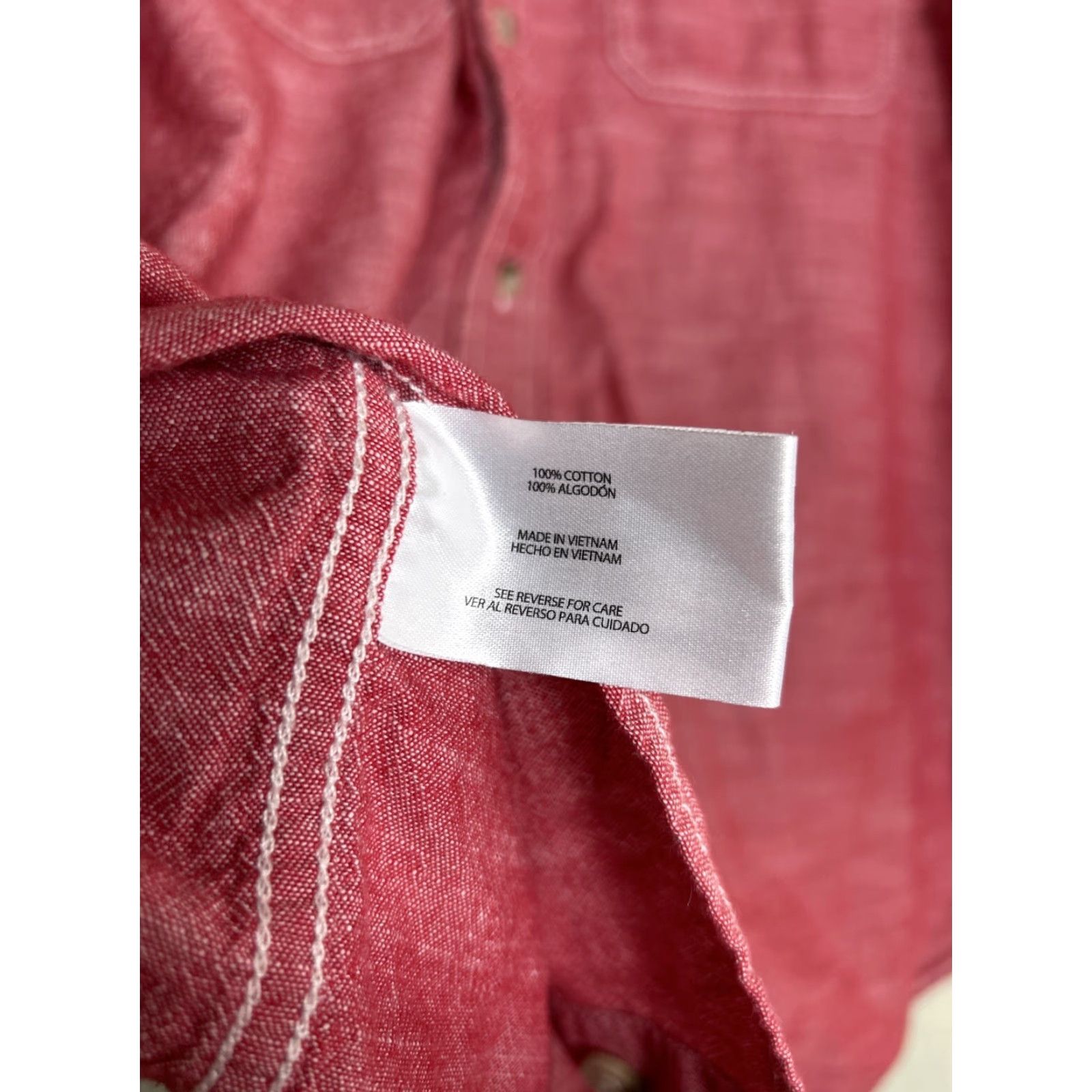 Vintage Woolrich Shirt Men 2XL Red Cotton Button-Up Short Sleeve Mens XXL Button-Up Shirt Size US XXL / EU 58 / 5 - 7 Thumbnail