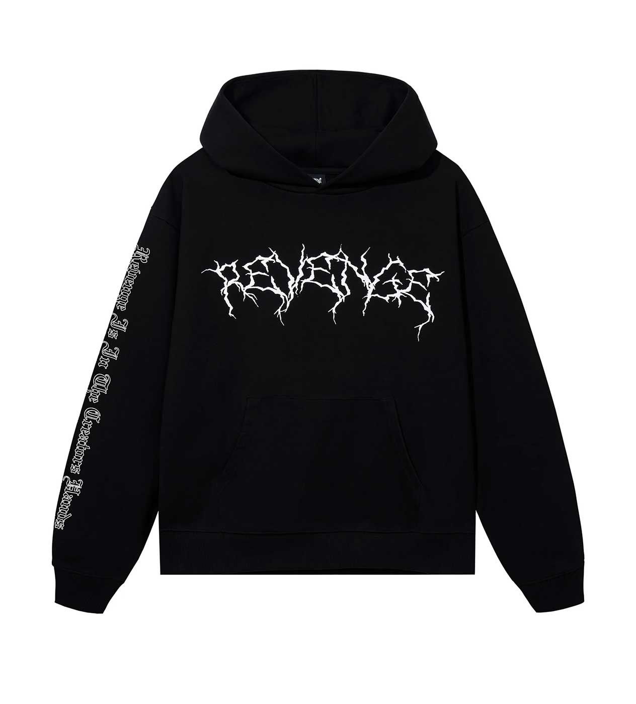 Xxxtentacion Lightning Hoodie Black