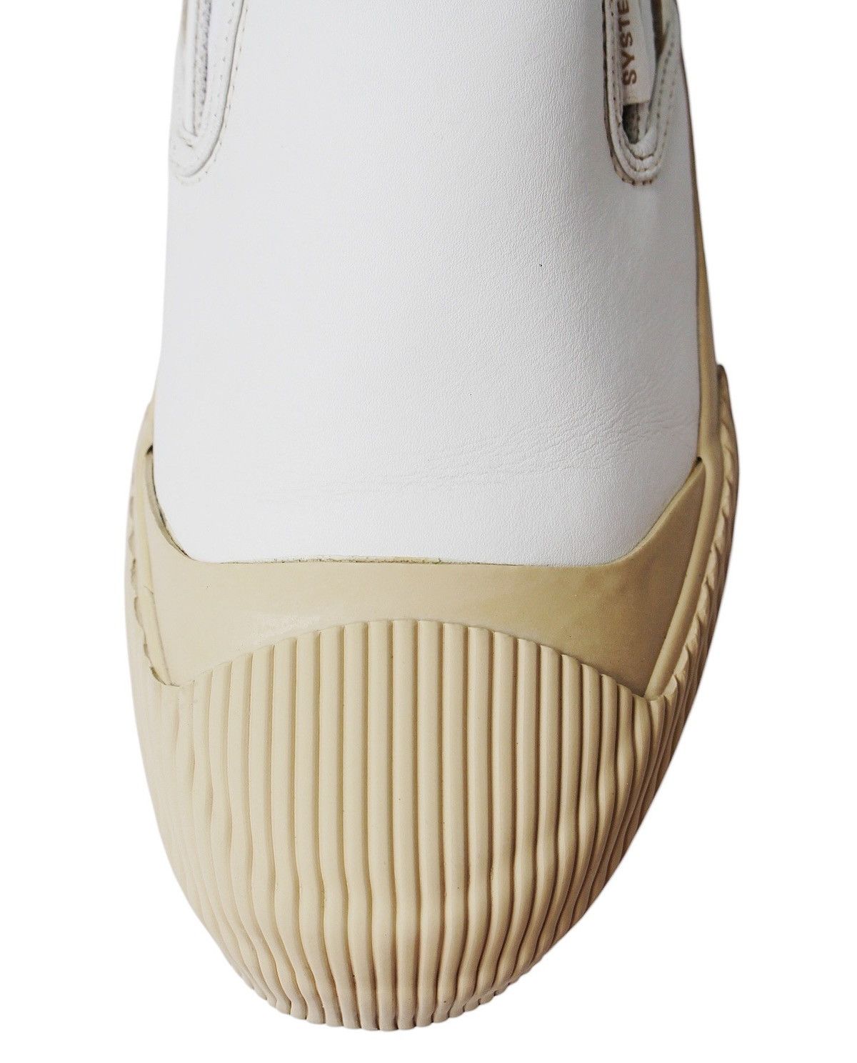 Vintage FW2017 SYSTEM LEATHER SLIP-ON SNEAKERS WITH RUBBER TOE CAP Size US 7.5 / EU 40-41 - 7 Thumbnail