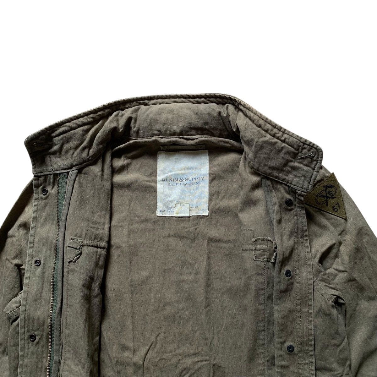 Vintage Denim & Supply Ralph Lauren M65 Hidden Hoodie Bono Lgb Style Size US L / EU 52-54 / 3 - 5 Thumbnail