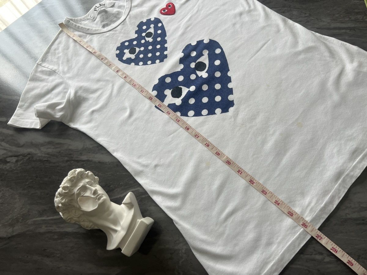 Comme des Garcons PLAY Comme De Garcons x Play : Double Blue and Red Heart Size XL / US 12-14 / IT 48-50 - 14 Thumbnail