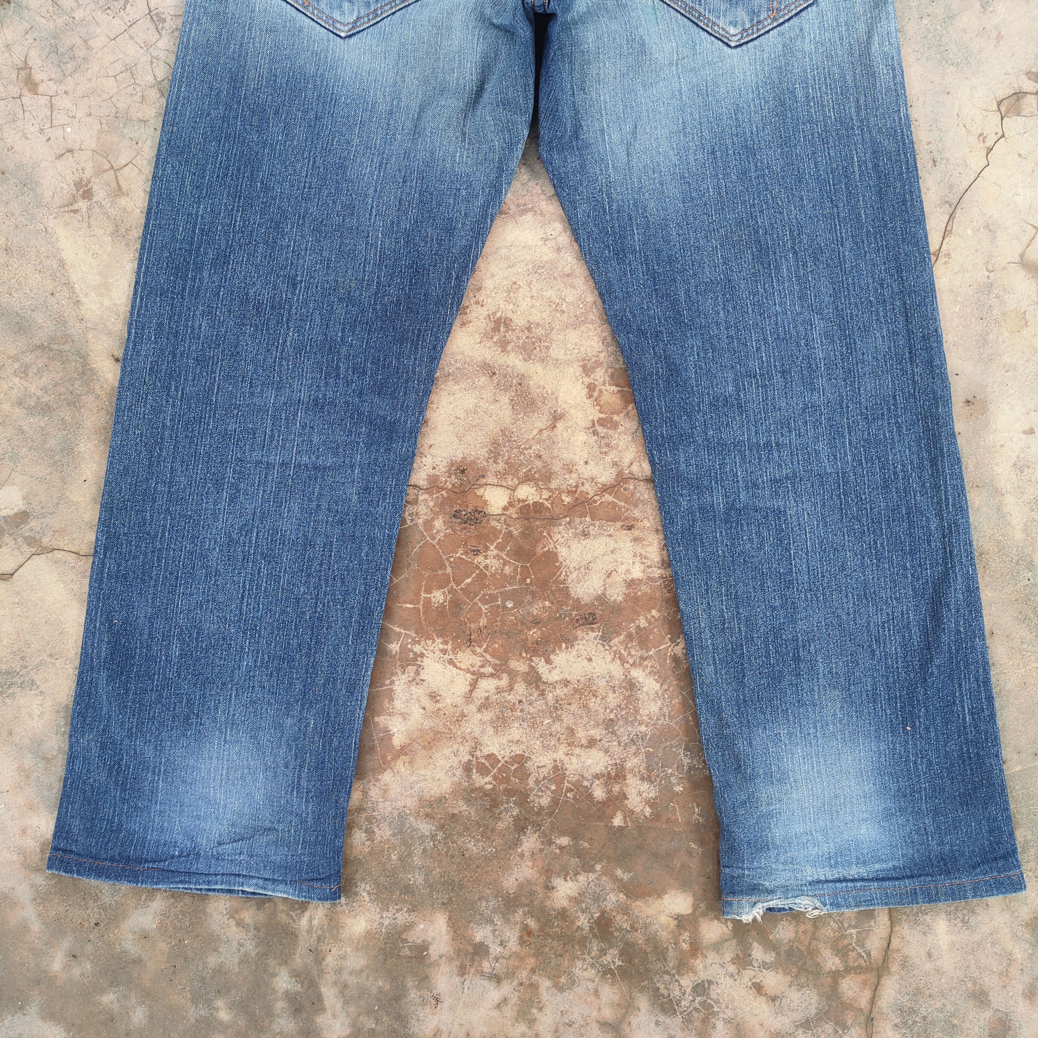Edwin vintage Edwin faded distressed denim jeans pants Size US 38 / EU 54 - 12 Thumbnail