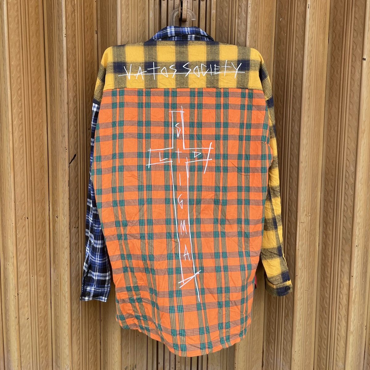 If Six Was Nine Stigma LTD Vatos Society Multicolor Flannel Needles Style Size US L / EU 52-54 / 3 - 2 Thumbnail