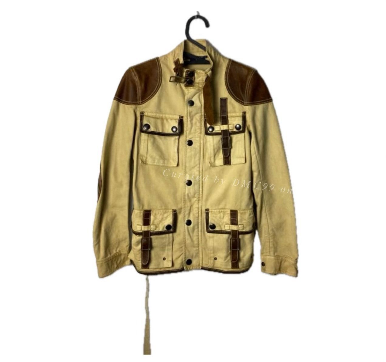 Vintage Vintage Polo Ralph Lauren Leather Hunting Jacket Size US M / EU 48-50 / 2 - 1 Thumbnail