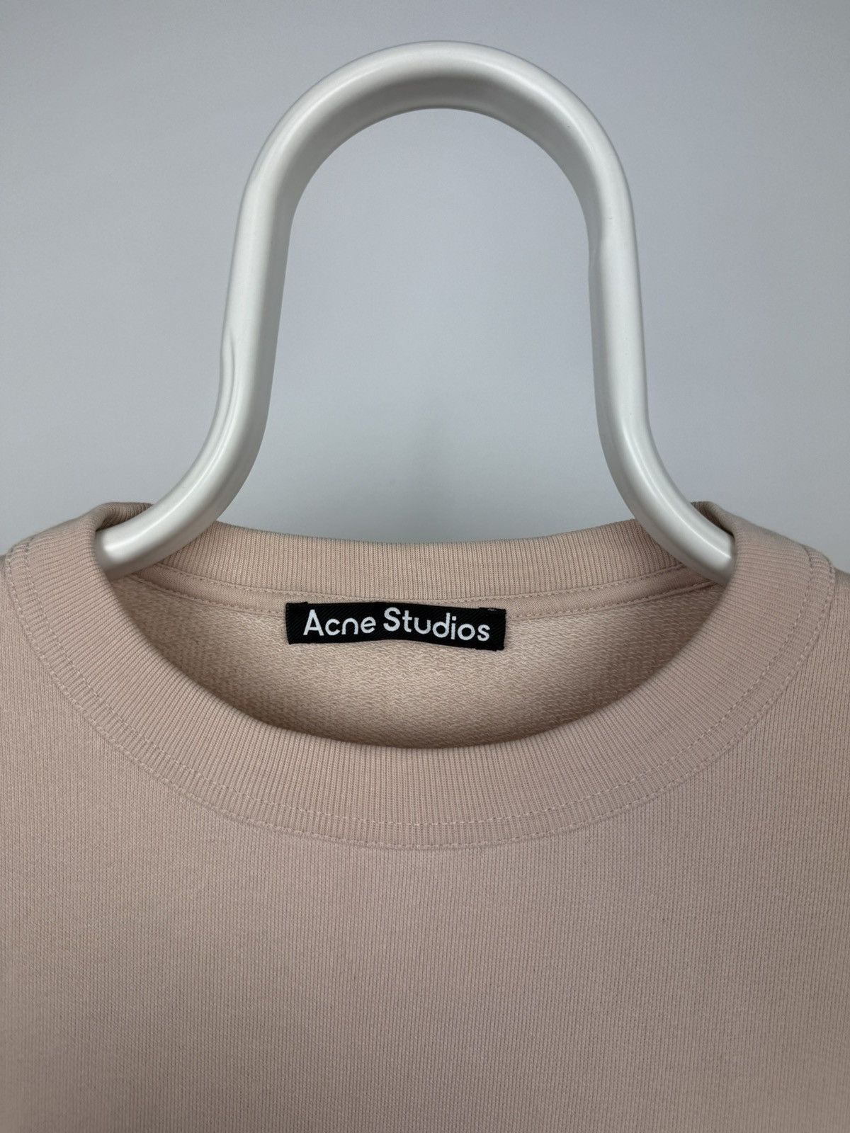 Acne Studios Acne Studios logo pink sweatshirt Size US M / EU 48-50 / 2 - 7 Thumbnail