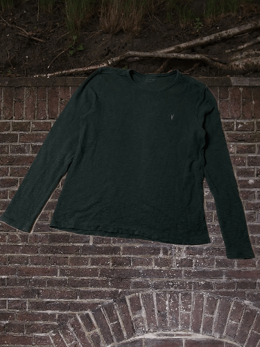Allsaints × Vintage Allsaints Kai Crewneck Knitted Sweater Size L Size US L / EU 52-54 / 3 - 1 Thumbnail