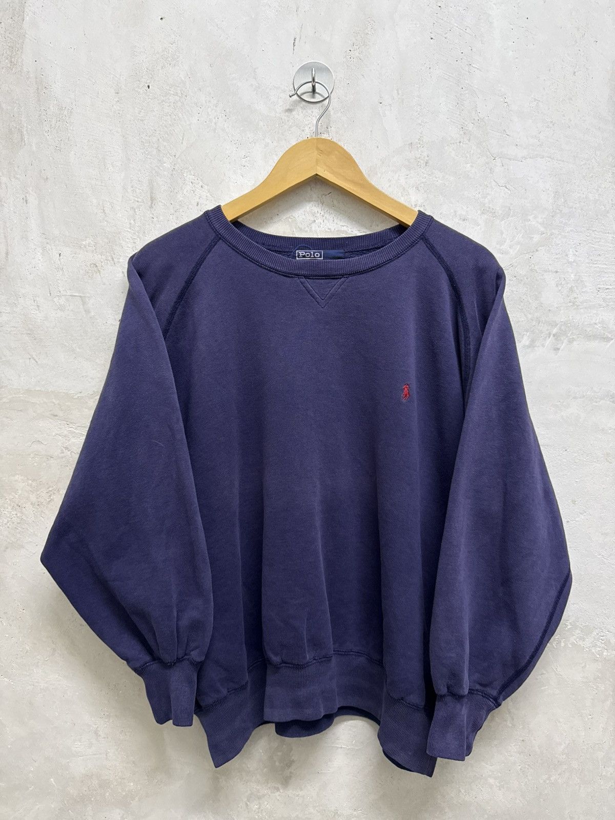 Polo Ralph Lauren Sun Faded Polo Ralph Lauren Small Pony Crewneck Size US XL / EU 56 / 4 - 1 Thumbnail