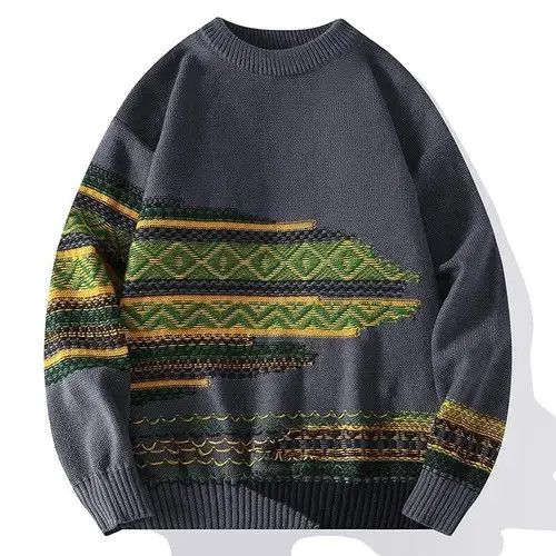 Japanese Brand Vintage Sweater Mens Hip Hop Pullover Size US L / EU 52-54 / 3 - 2 Thumbnail