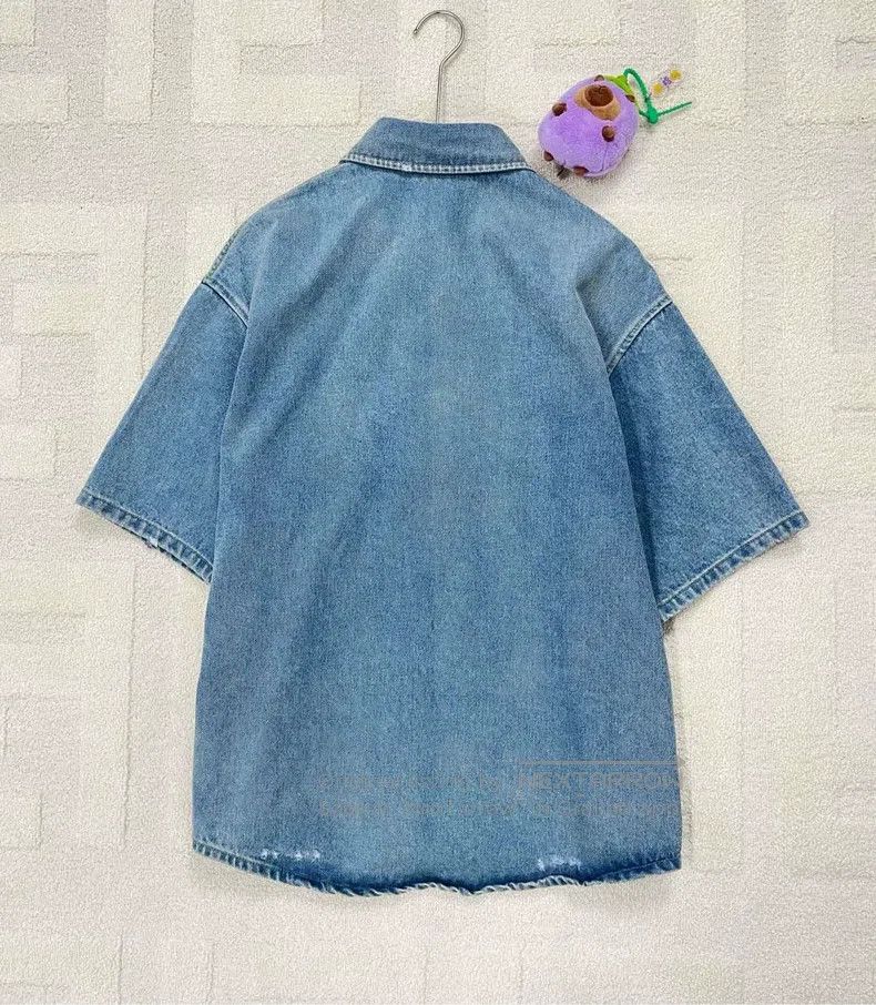 Prada Prada Blue classic triangle mark pocket short sleeves Size US S / EU 44-46 / 1 - 2 Thumbnail