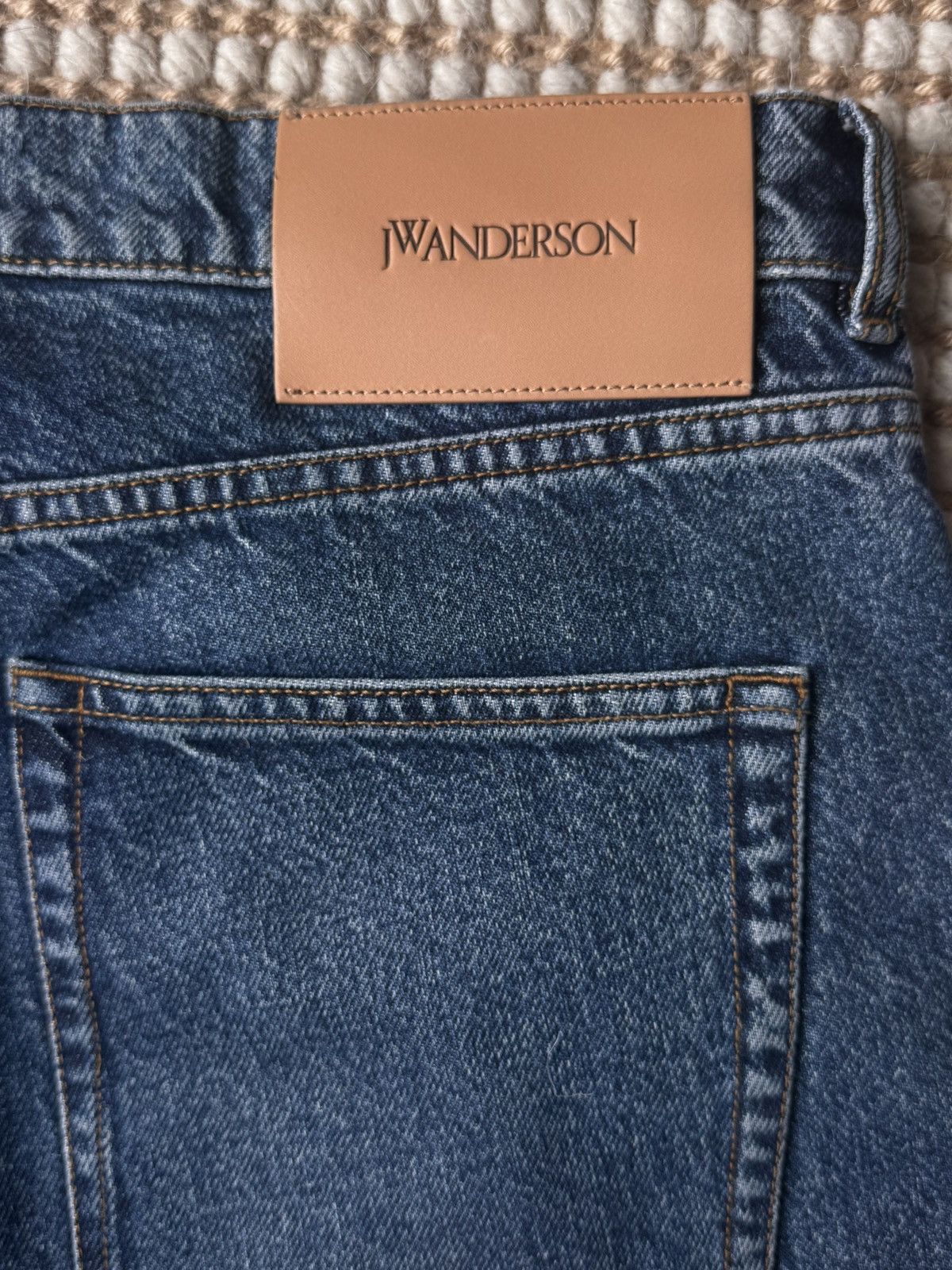 JW Anderson JW Anderson Blue Straight Leg Jeans Size US 34 / EU 50 - 4 Thumbnail