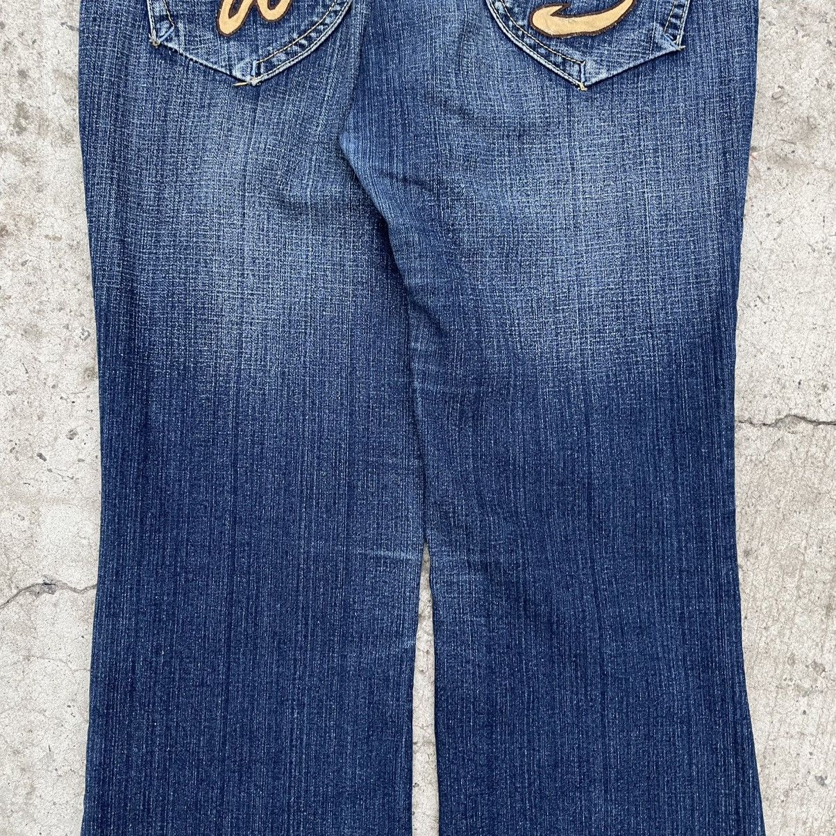 Vision Streetwear Vintage Women’s Flared Jeans Grase Size 42 Y2K 00s USA Size 28" / US 6 / IT 42 - 11 Thumbnail