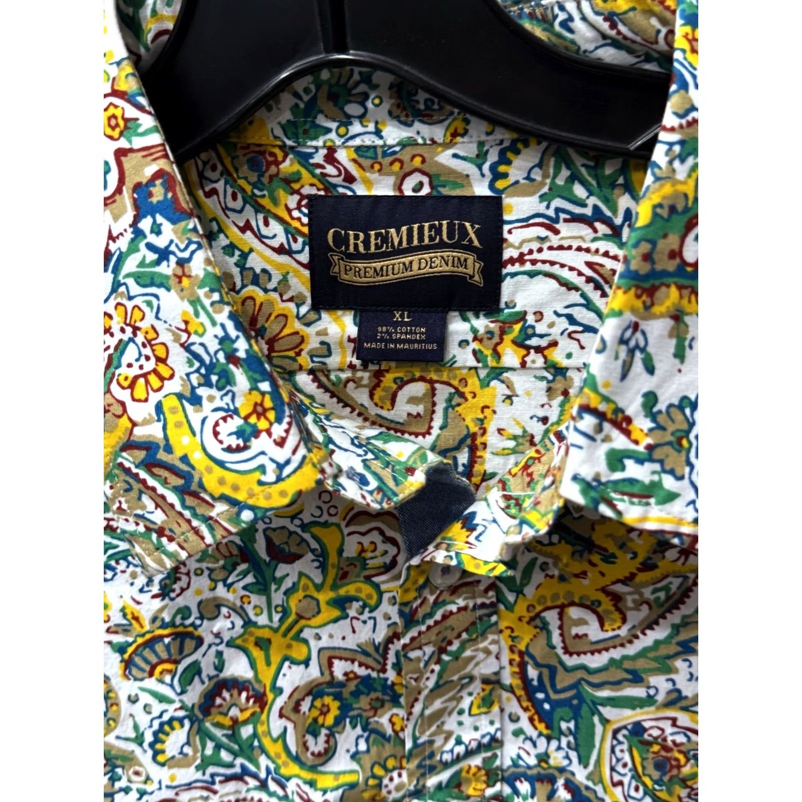 Cremieux Daniel Cremieux Premium Paisley XL LONG SLEEVE SHIRT Mens XS? No Size XL? Size US XL / EU 56 / 4 - 2 Thumbnail