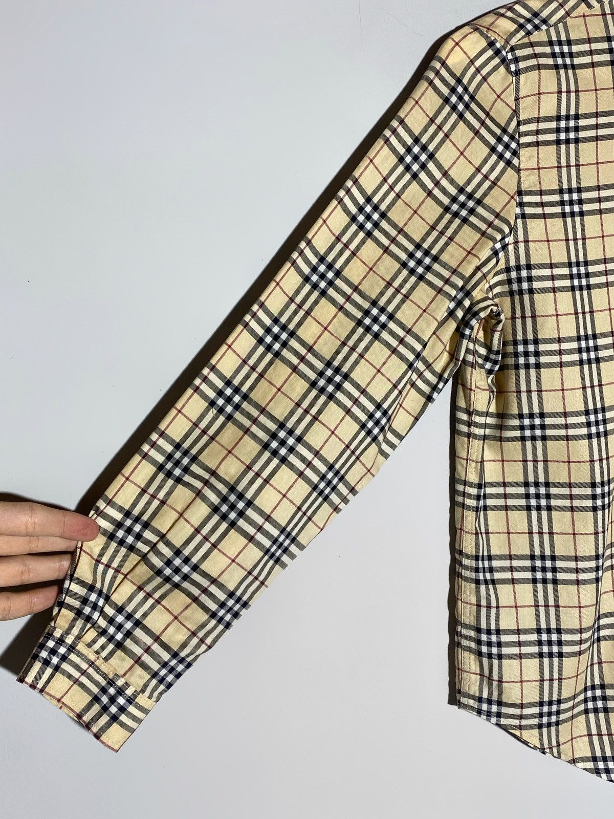 Burberry Vintage Burberry London Nova Check All Over Print Rare Shirt Size M / US 6-8 / IT 42-44 - 6 Thumbnail