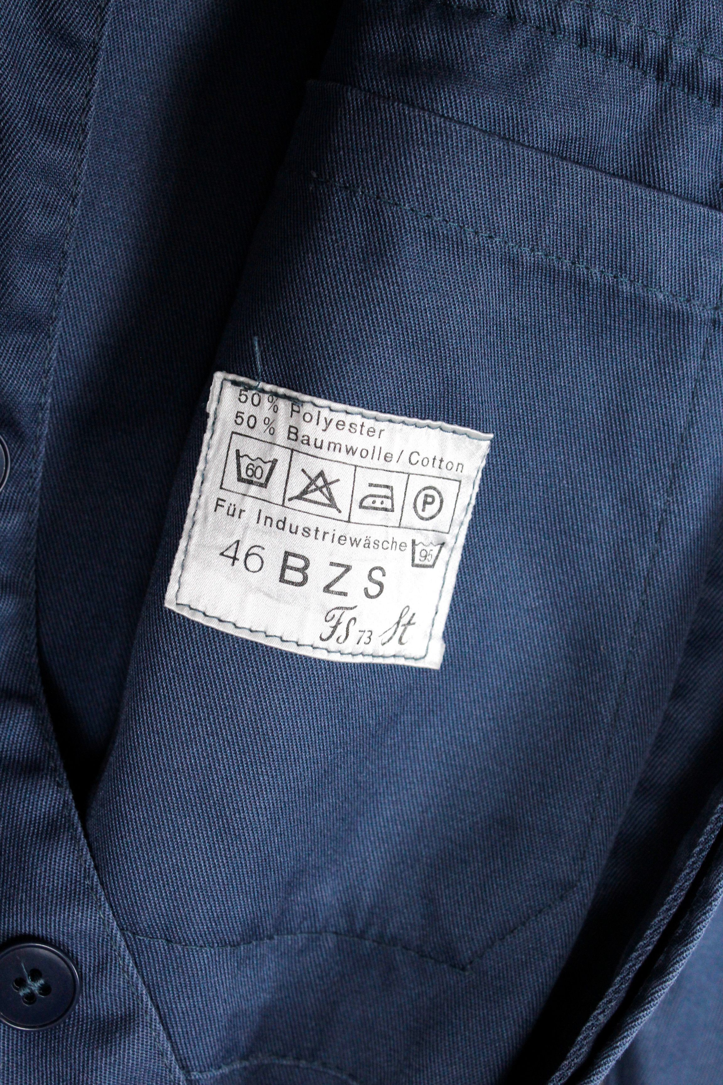 Vintage Vintage Swiss Army Blue Military Civil Chore Jacket Size US S / EU 44-46 / 1 - 5 Thumbnail