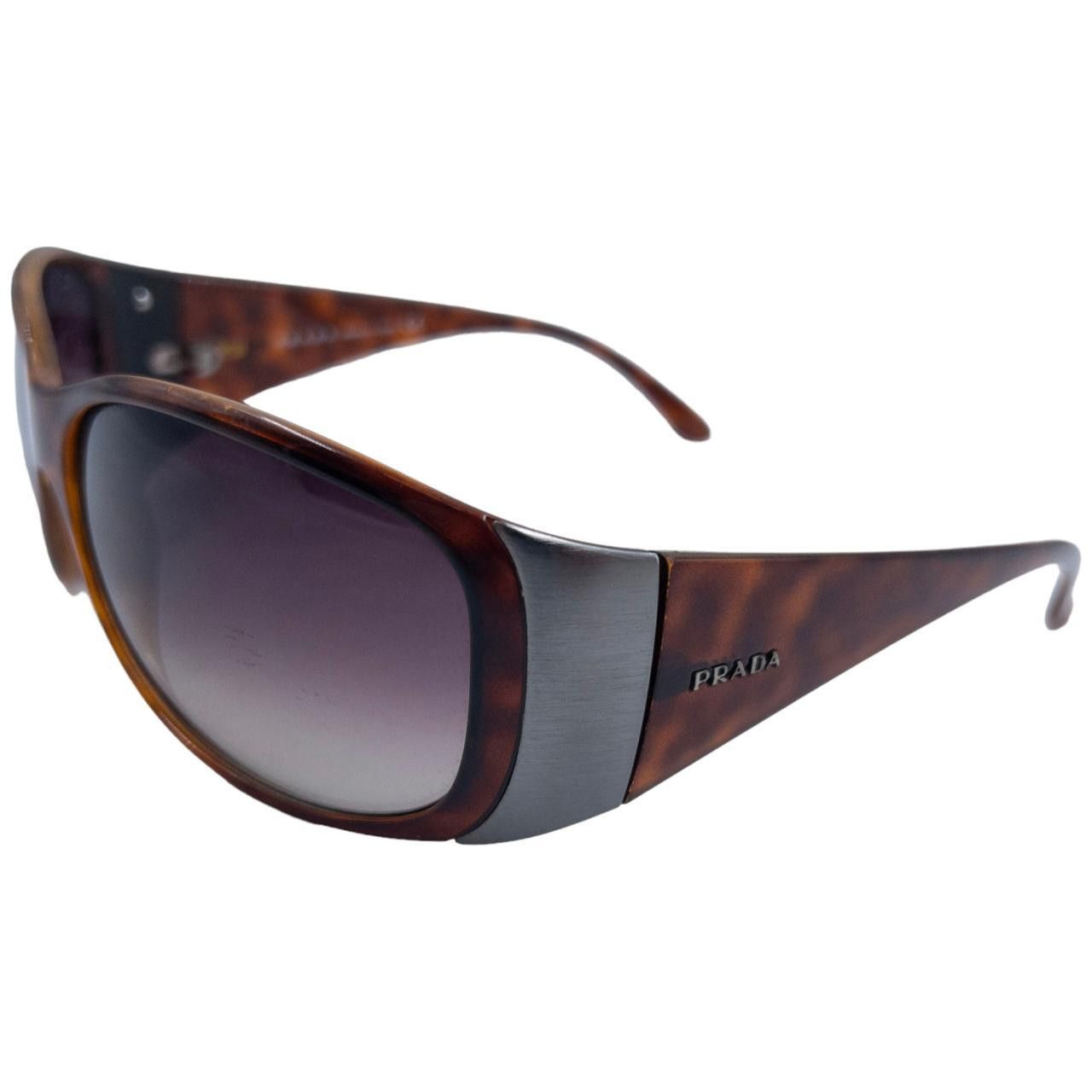 Prada Vintage Prada Tortoise Shell Sunglasses Size ONE SIZE - 3 Thumbnail