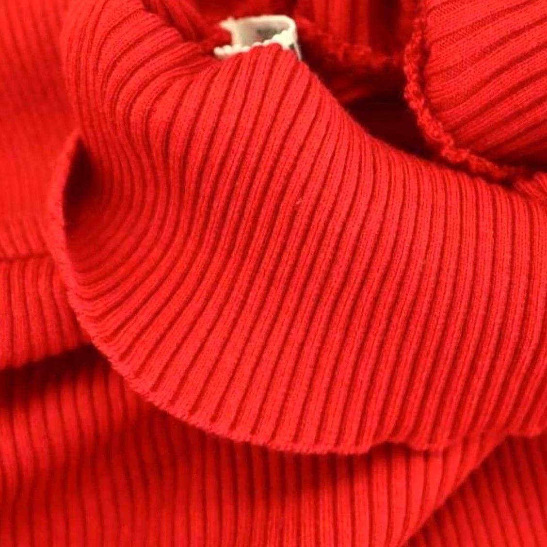 Auralee Ron Herman Auralee Giza Rib Turtle Neck Top Knit Sweater White 22 Regular Women Size 3XL / US 20-22 - 7 Thumbnail
