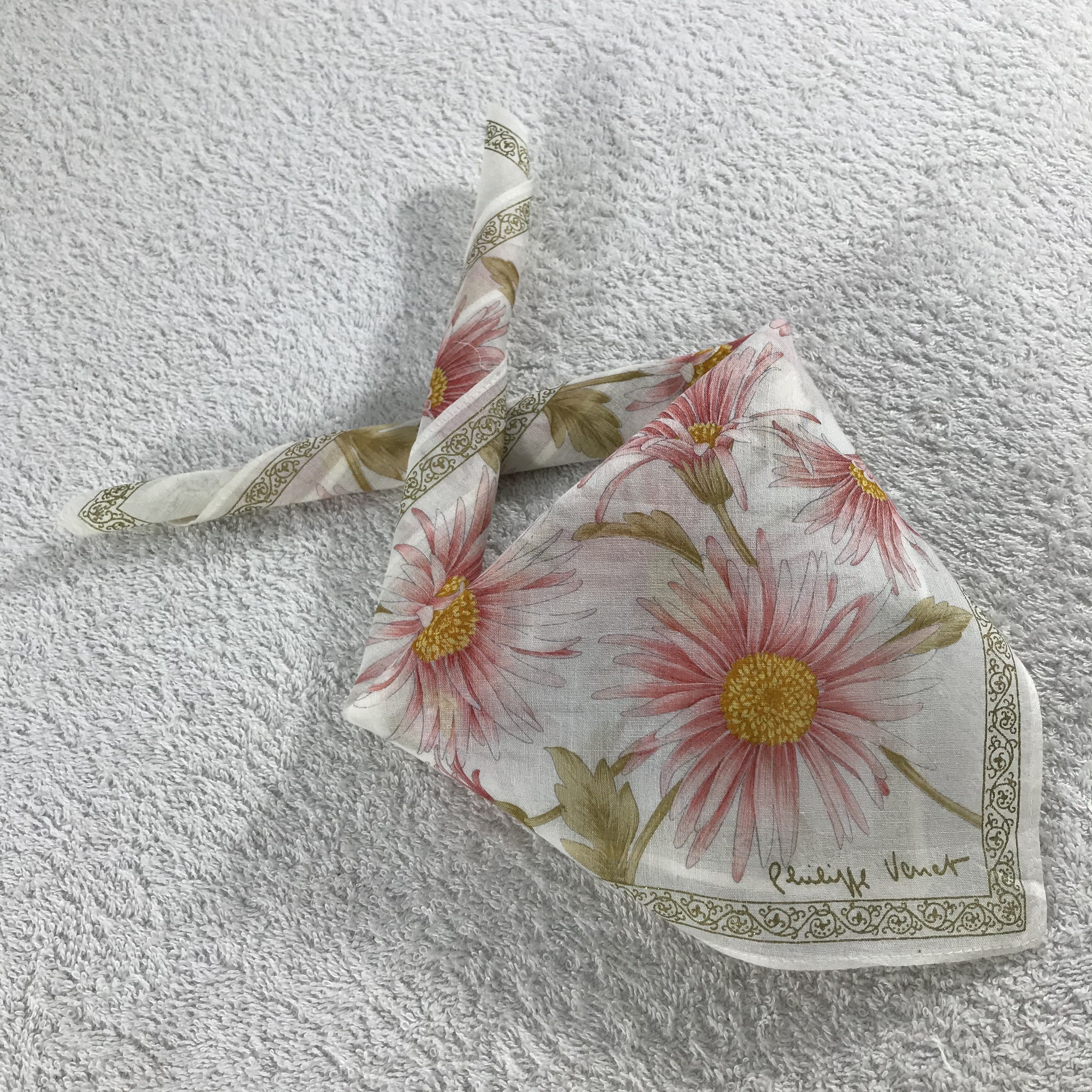 Vintage Philippe Venet Bandana / Handkerchief / Neckerchief - S305 Size ONE SIZE - 4 Thumbnail