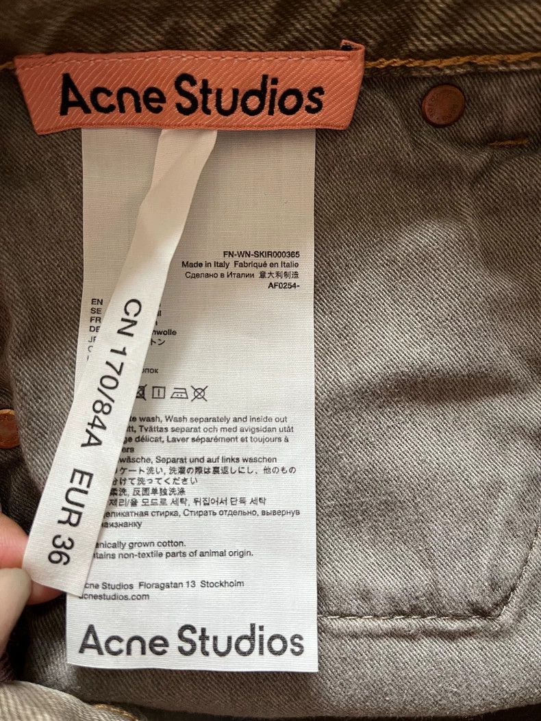 Acne Studios Acne Studios Beige Denim Skirt Size 36-2507 Size US 36 / EU 52 - 3 Thumbnail