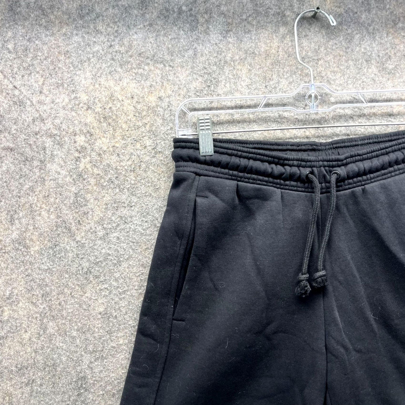Adidas adidas Shorts Womens XS Black Women Ladies Athletic Gym Elastic Trefoil Fleece Size 26" / US 2 / IT 38 - 3 Thumbnail