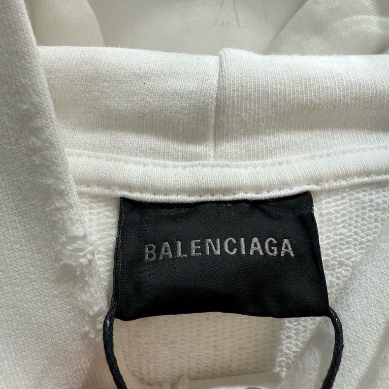 Balenciaga Balenciaga Double b splash-ink graffiti printed Logo hoode Size US S / EU 44-46 / 1 - 3 Thumbnail