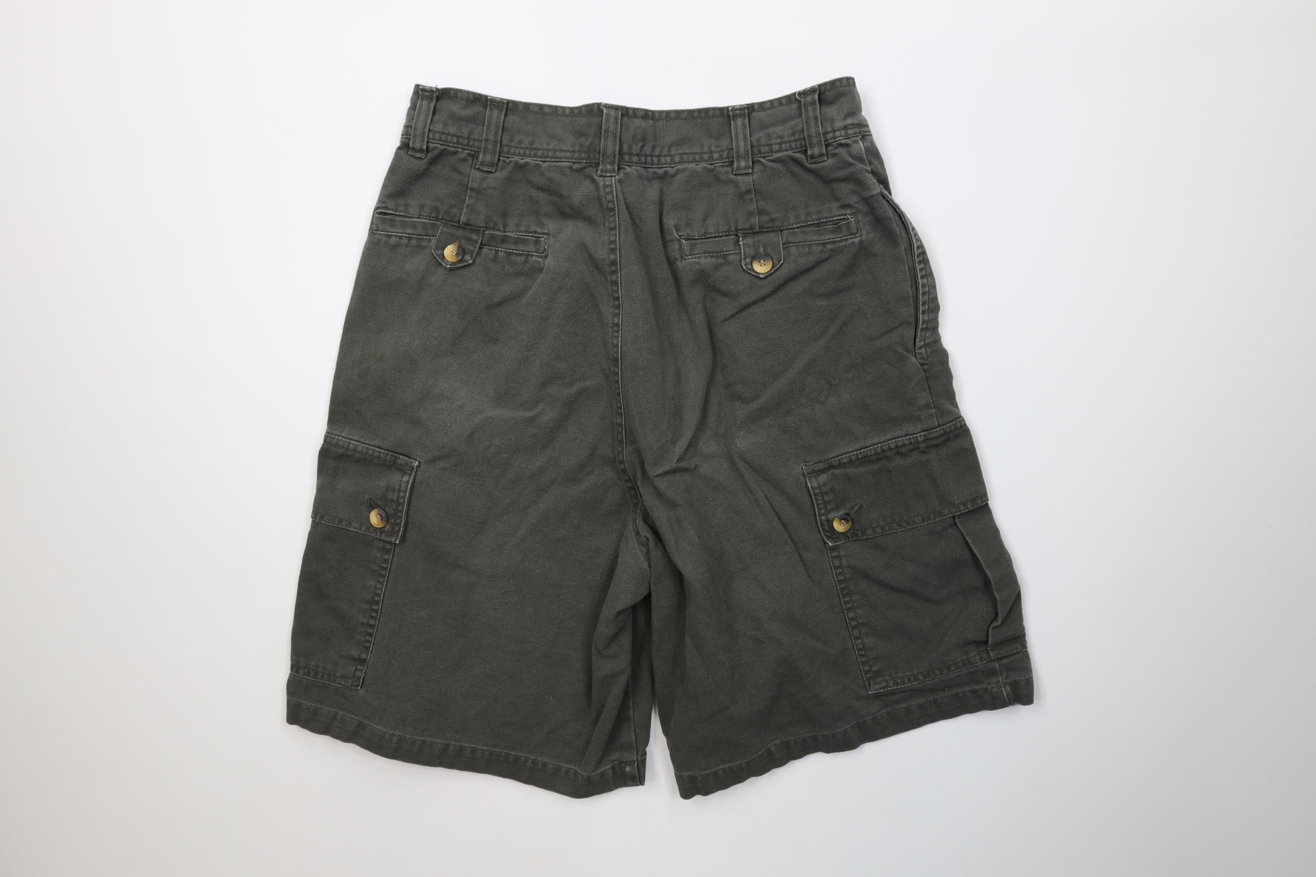 Vintage Vintage 90s Streetwear Above Knee Canvas Cargo Shorts Cotton Size US 30 / EU 46 - 10 Thumbnail