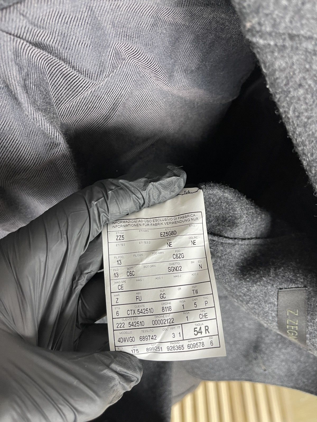 Z Zegna Z Zegna grey single breasted wool unlined trench coat logo Size US L / EU 52-54 / 3 - 14 Thumbnail
