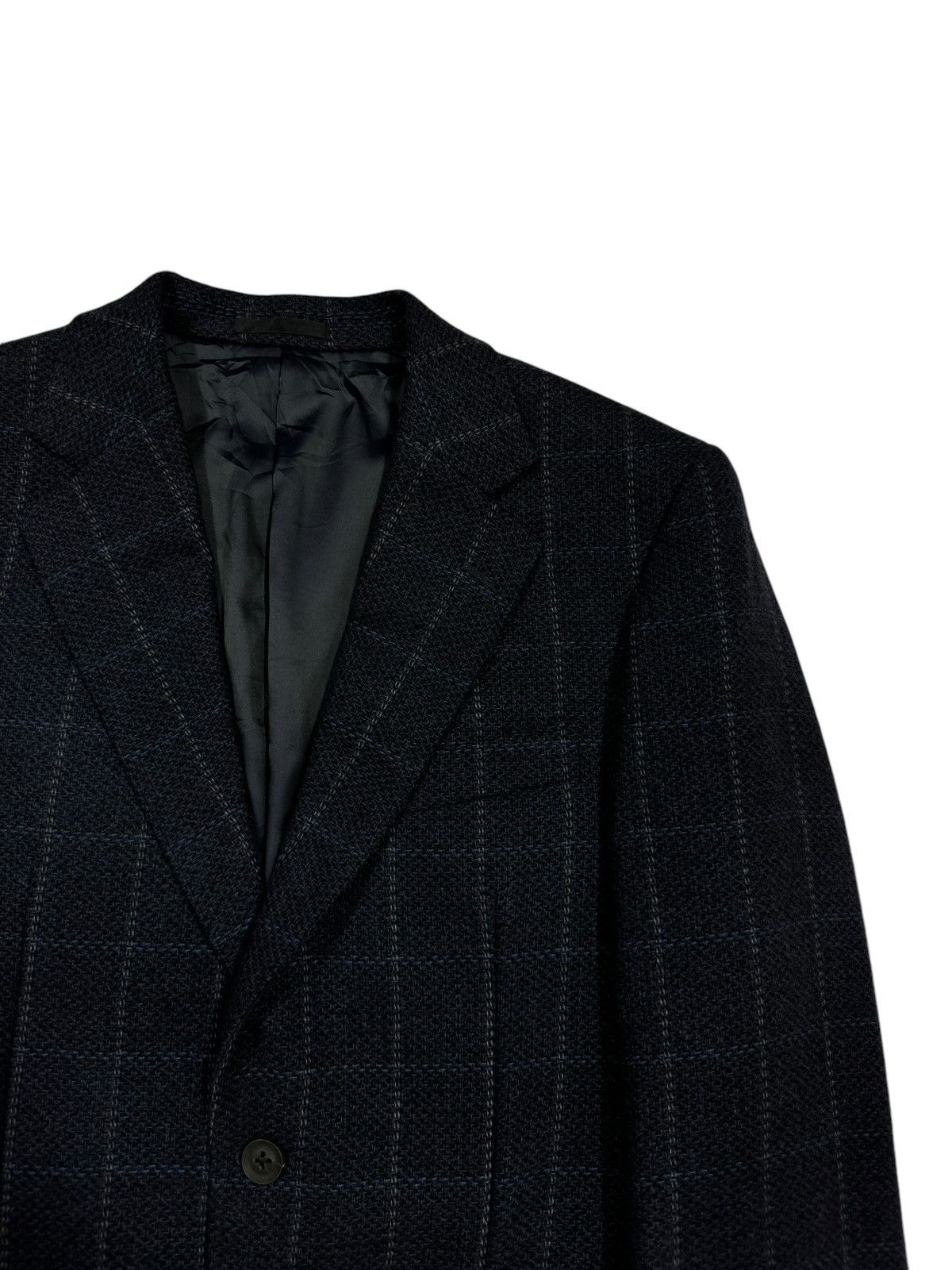 Burberry Burberry London Checked Blazer Cashmere Jacket Japan Size 48R - 10 Thumbnail