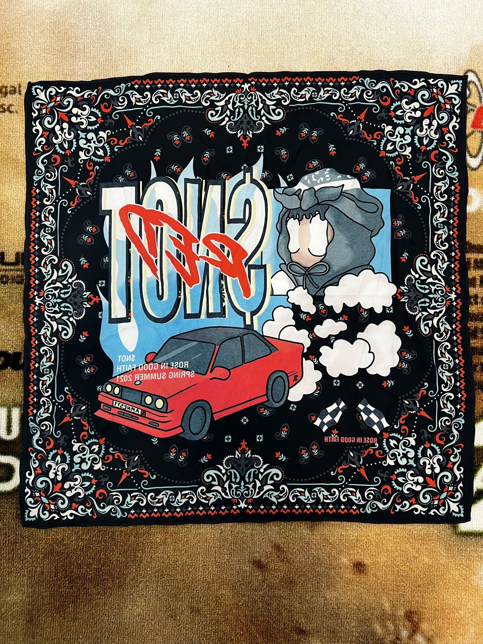 ROSE IN GOOD FAITH $not Amnesty Bandana Size ONE SIZE - 2 Thumbnail