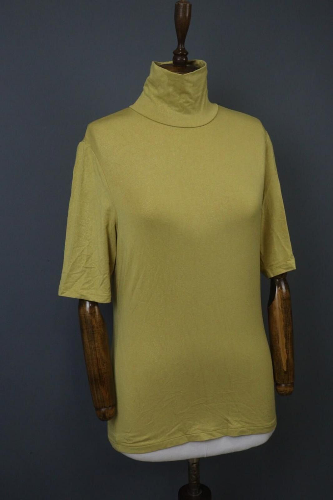 Lauren Ralph Lauren Lauren Ralph Lauren Yellow High Neck Blouse Top Size L Size L / US 10 / IT 46 - 6 Thumbnail