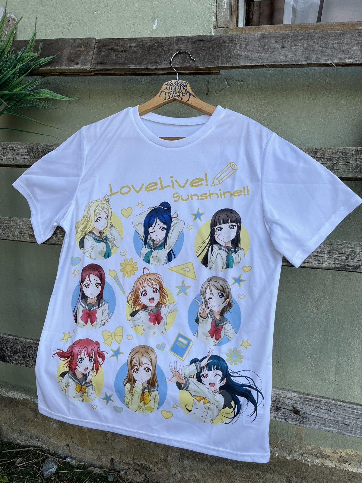 ⚡️Vintage Anime School idol Project Full Character Tee 🇯🇵
