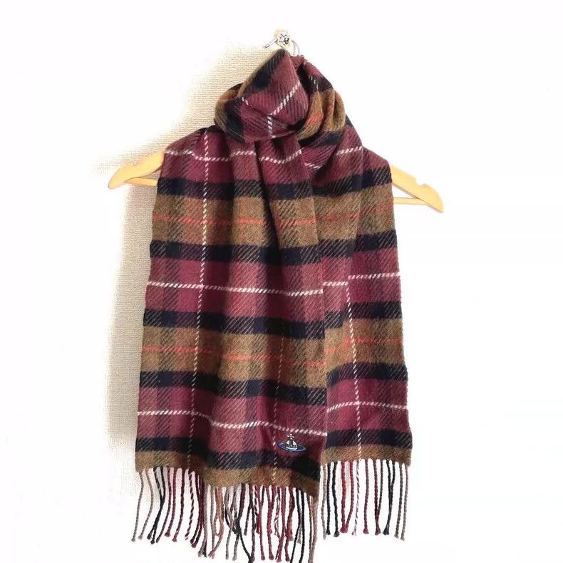 Vivienne Westwood Vivienne Westwood Red checkered scarf Size ONE SIZE - 1 Thumbnail
