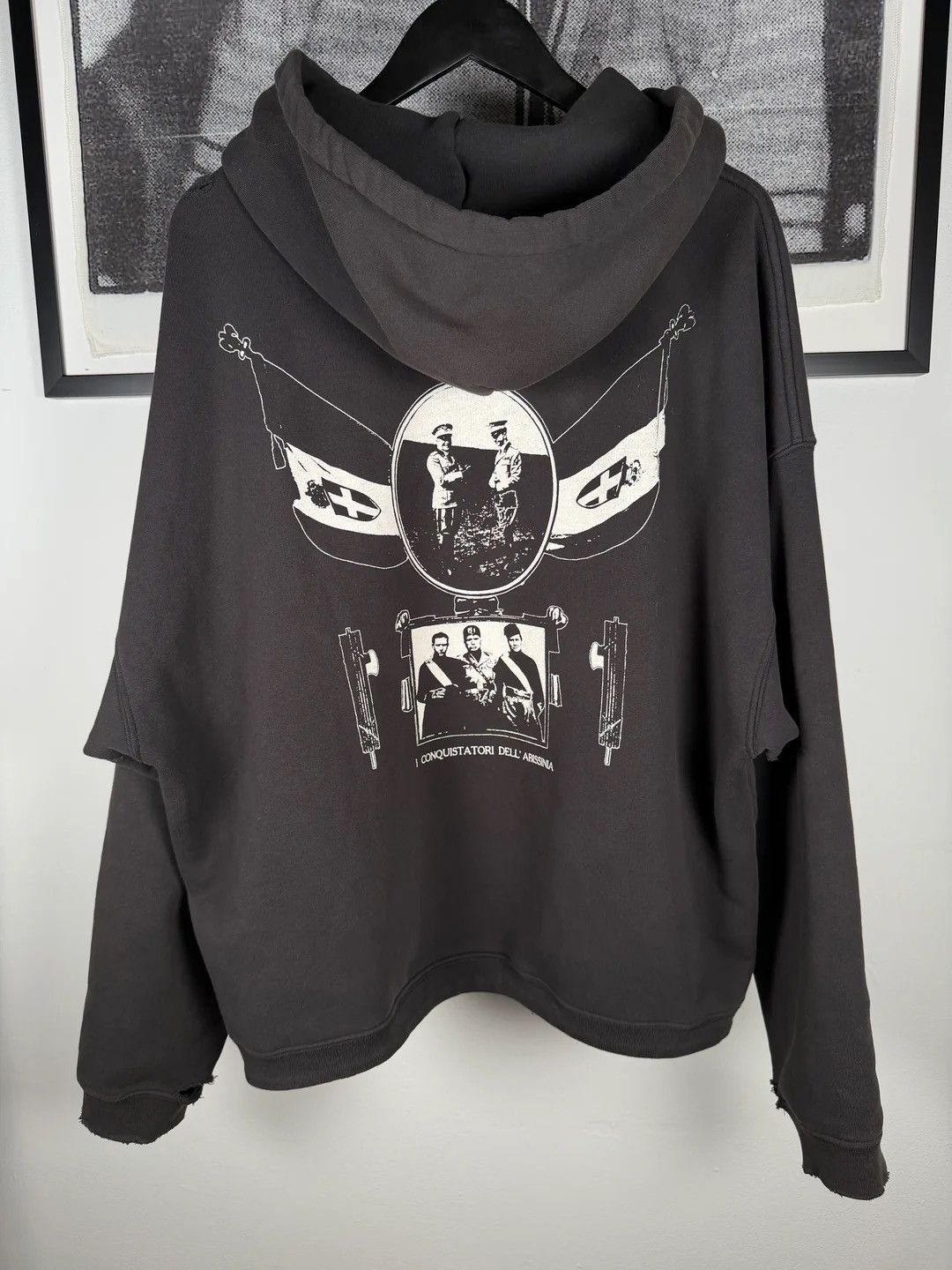 Enfants Riches Deprimes 🚭 ICONIC 🚭 2025 “ARCHITECTURA DI MUSSOLINI” HOODIE Size US L / EU 52-54 / 3 - 4 Thumbnail