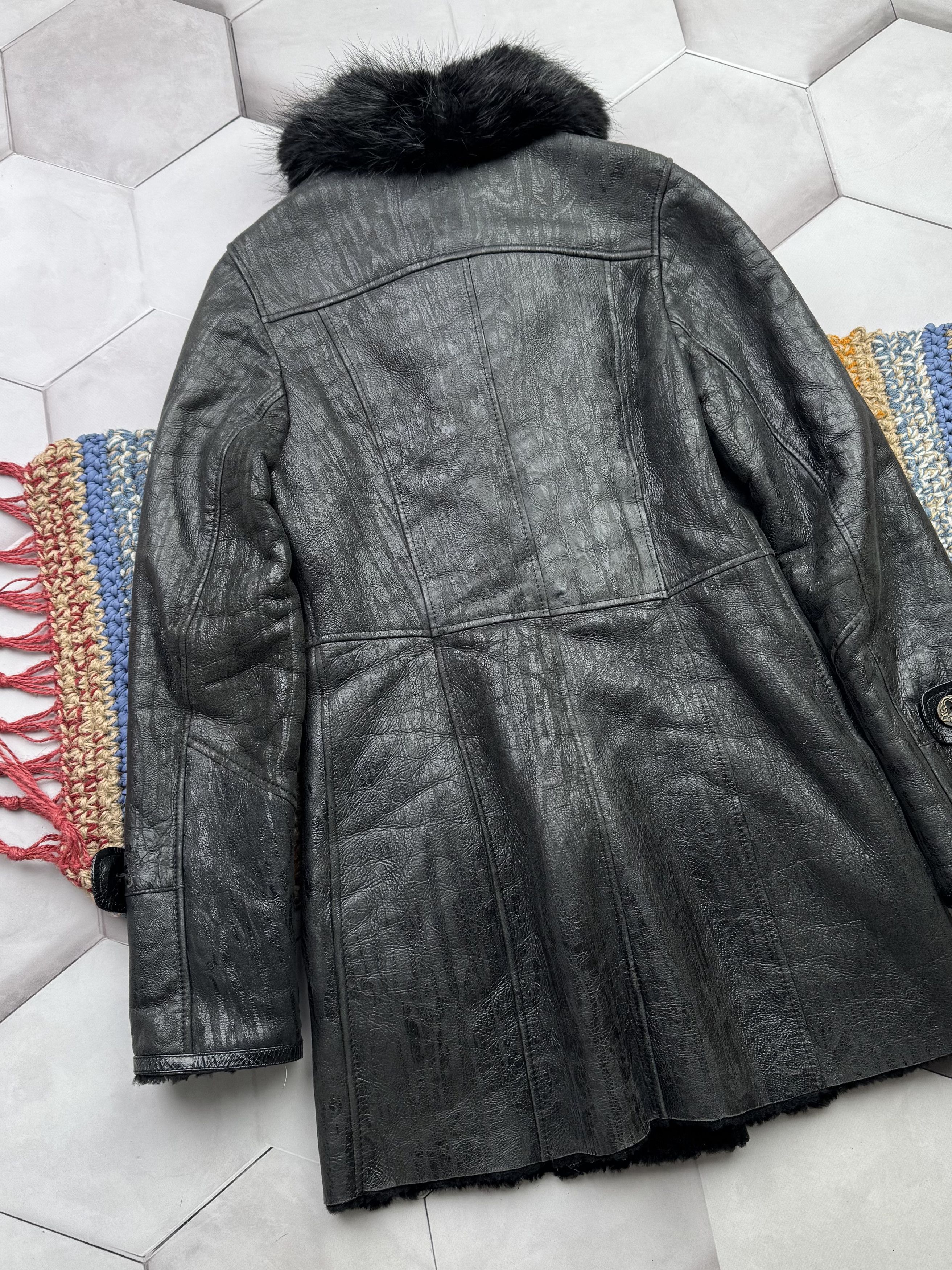 Japanese Brand Vintage Real Sheepskin Coat (E4) Size S / US 4 / IT 40 - 7 Thumbnail