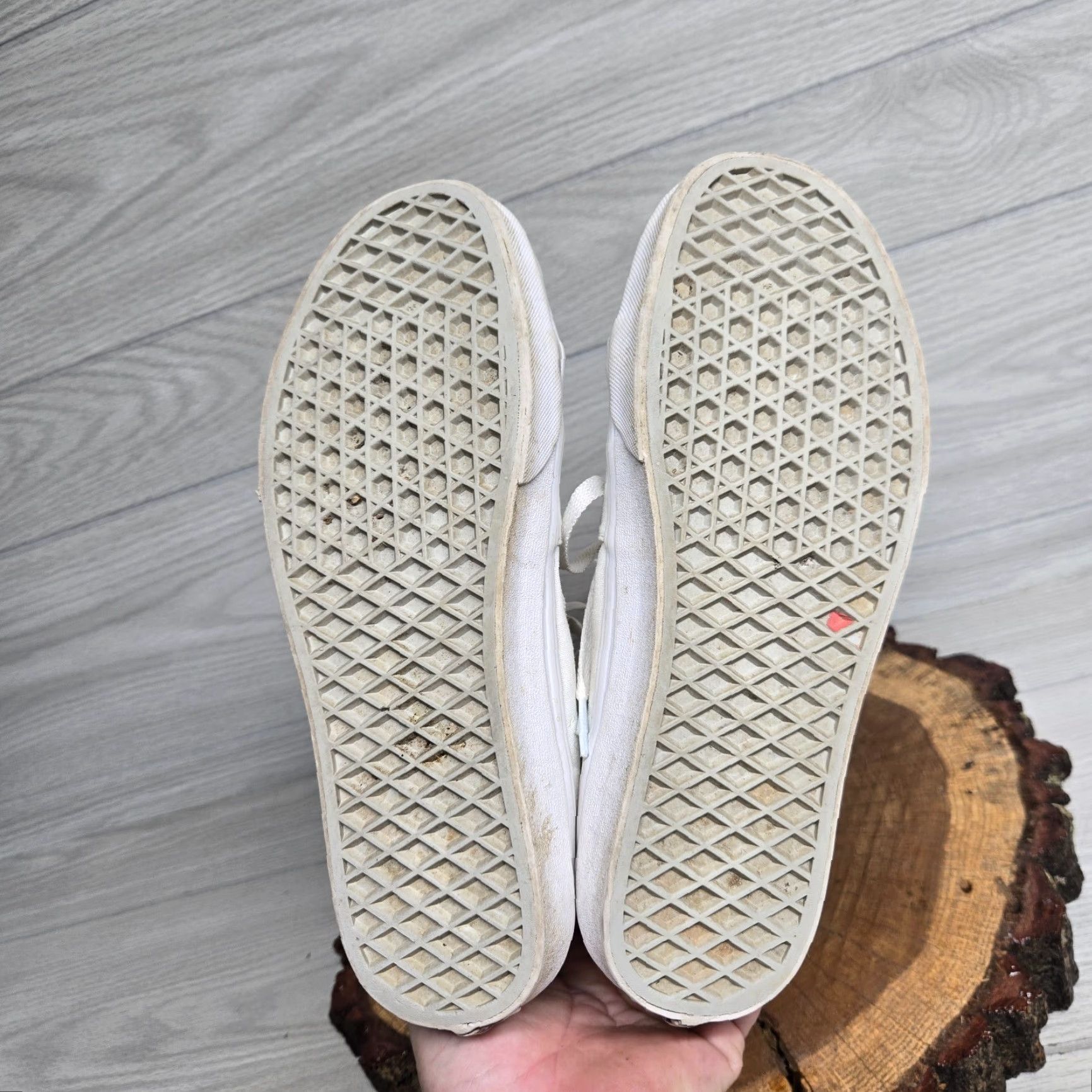 Vans VANS Sk8-Hi Solid White High Top Shoes Sneakers Men's 8 - Women's 9.5 Size L / US 10 / IT 46 - 6 Thumbnail