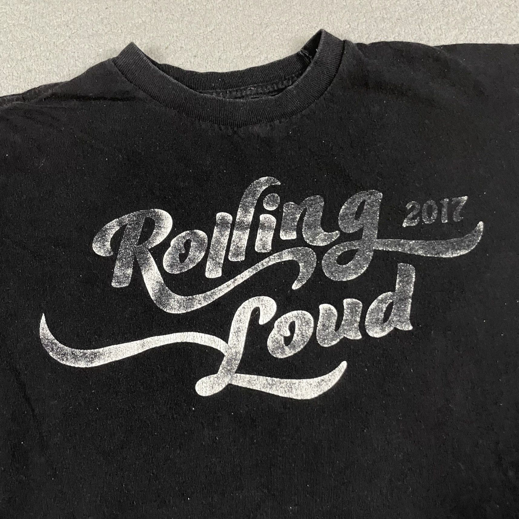 Gildan Rolling Loud T Shirt Adult Small Black Concert 2017 Distressed Hip Hop Rare Gildan Short Sleeve Crew Neck Cotton Logo Shirt Men Music Size US S / EU 44-46 / 1 - 2 Thumbnail