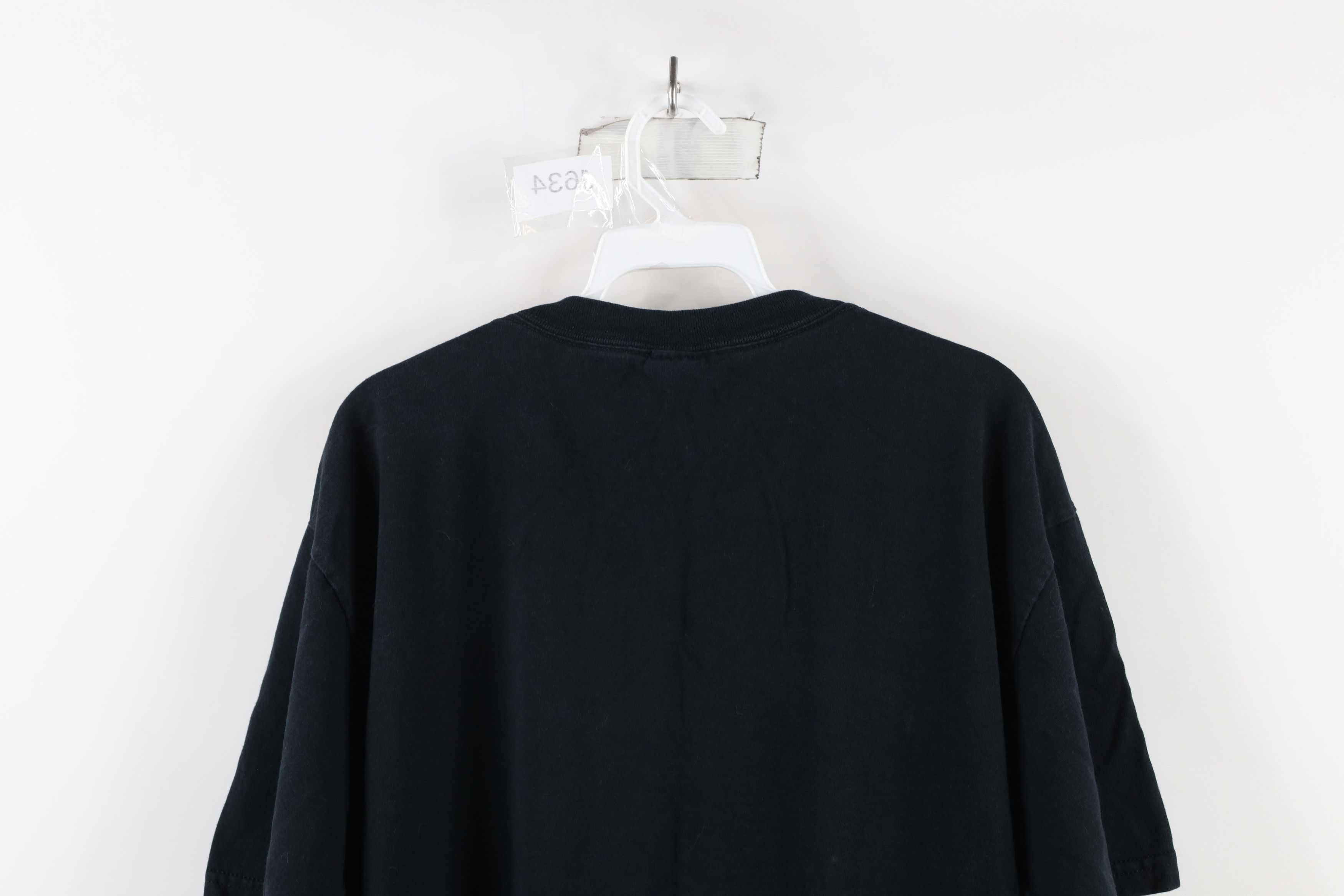 Vintage Vintage Streetwear Blank Heavyweight Cotton T-Shirt Black Size US L / EU 52-54 / 3 - 7 Thumbnail