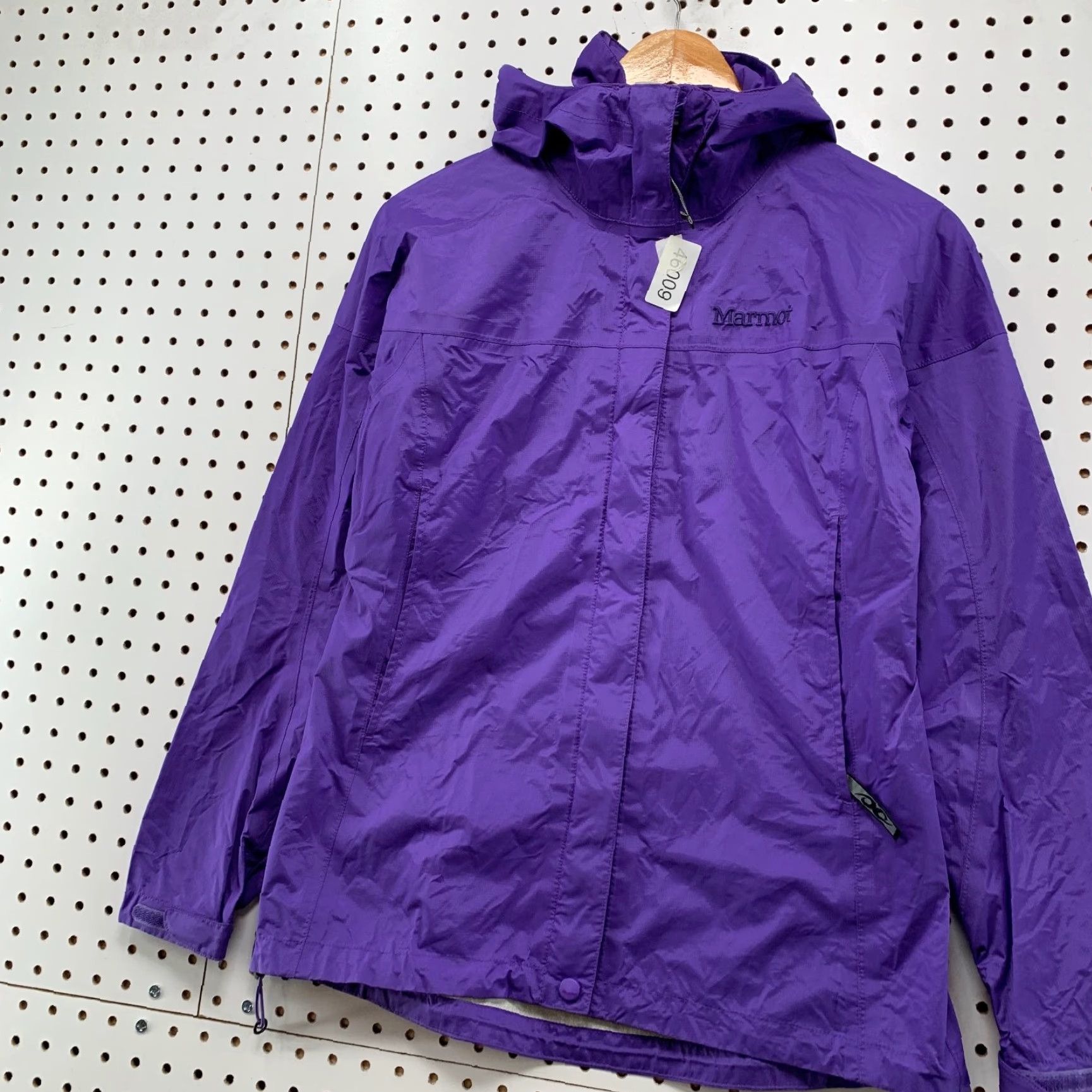 Marmot Marmot Rain Jacket Womens Small Purple Lightweight Hooded Water Repellent Jacket Size S / US 4 / IT 40 - 3 Thumbnail