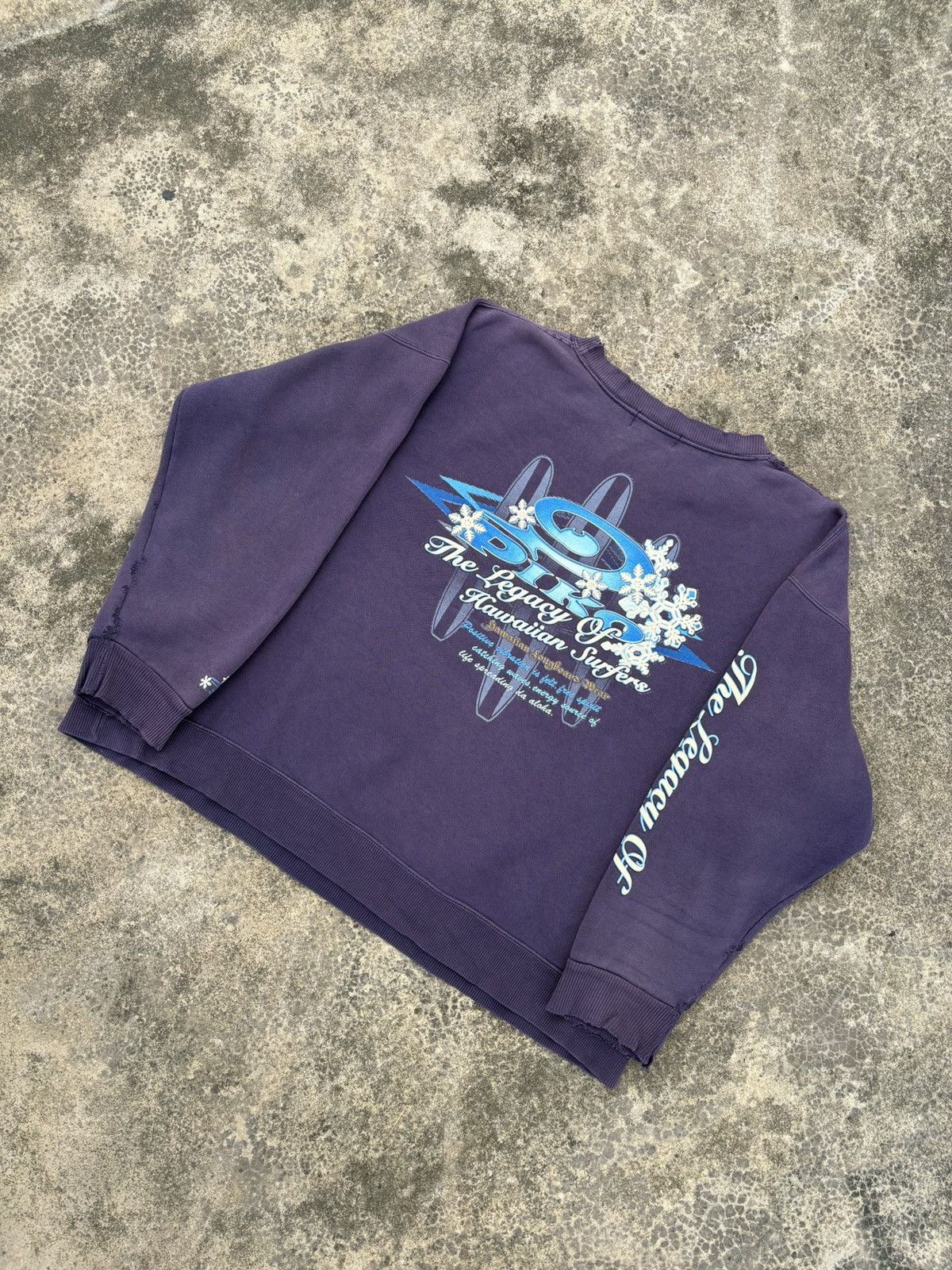 Japanese Brand Vintage Sunfaded Distressed Piko Oversized Sweatshirt Size US XXL / EU 58 / 5 - 1 Thumbnail