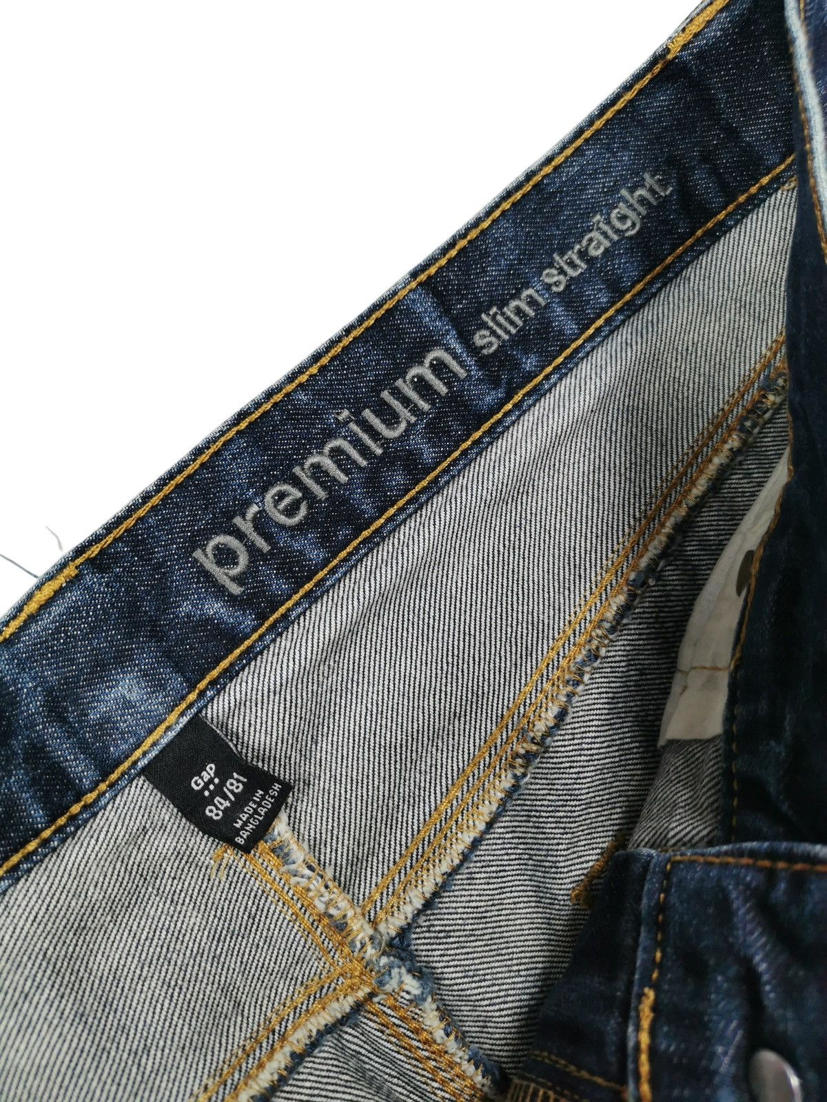 Gap Gap Selvage Premium Straight Jeans Size US 34 / EU 50 - 8 Thumbnail