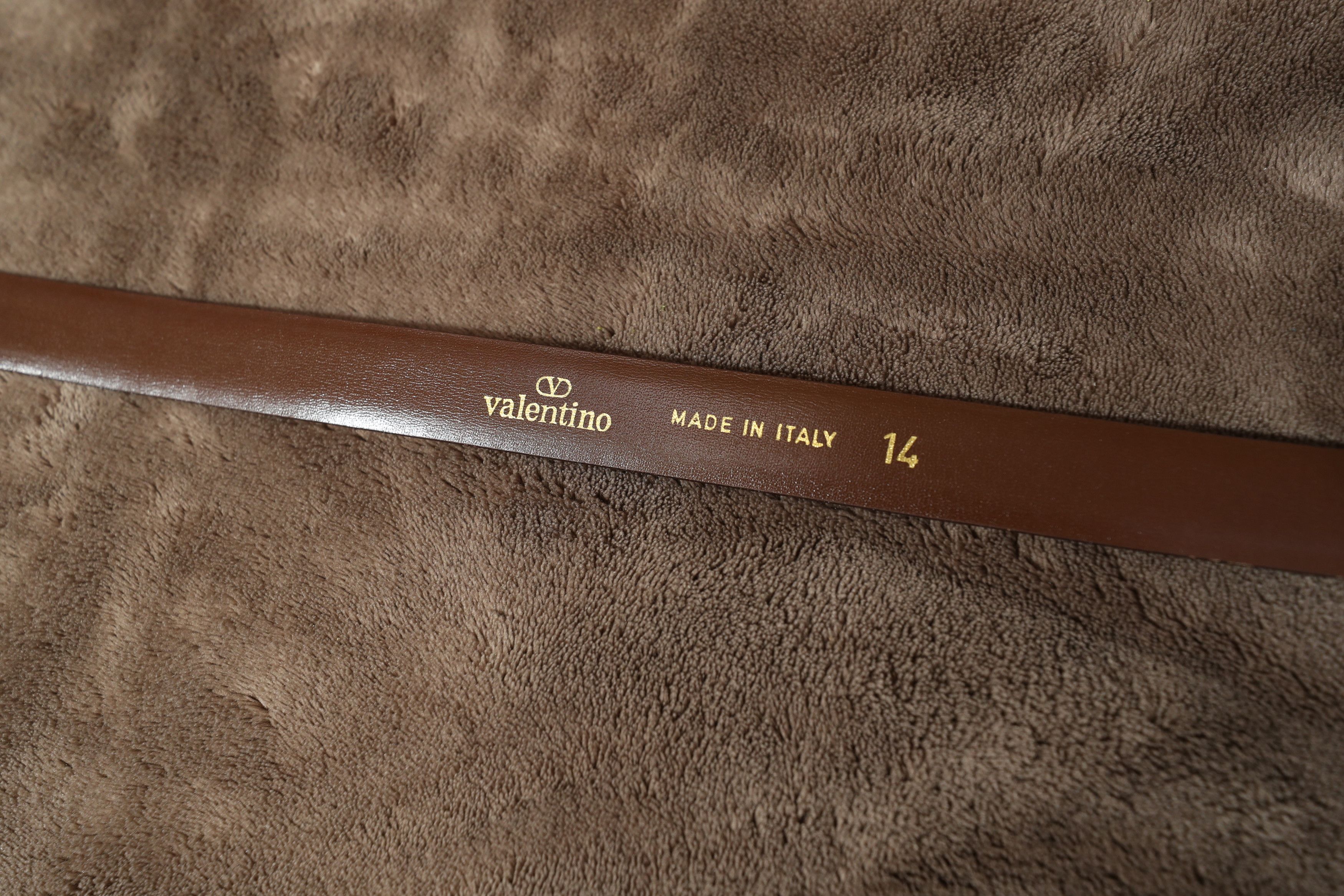 Valentino Valentino Leather Belt (14) Size ONE SIZE - 8 Thumbnail