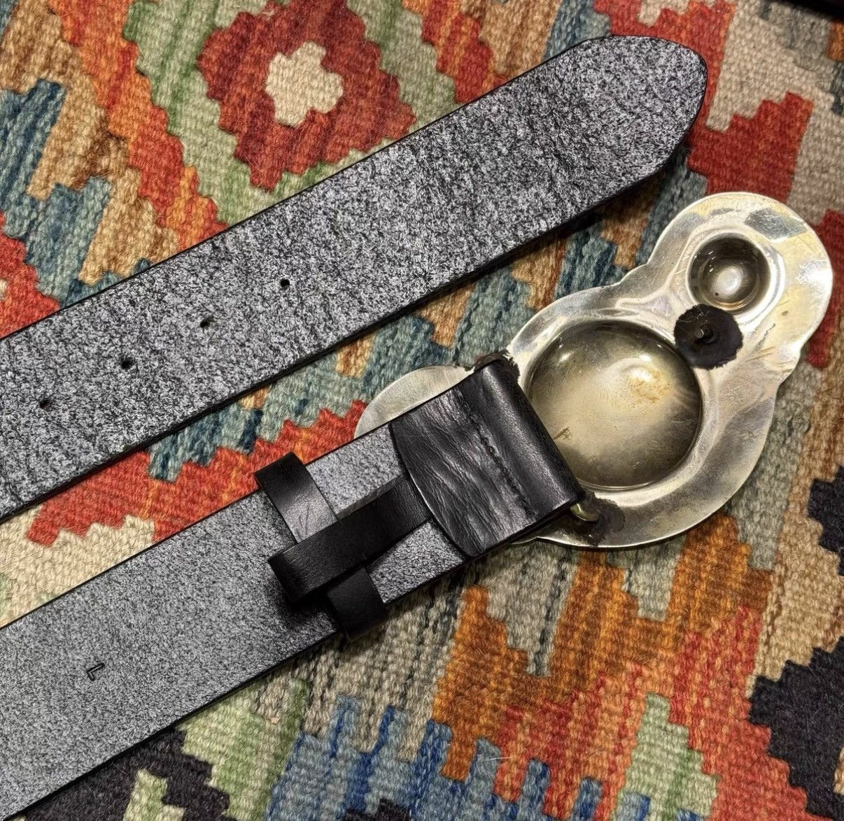 Polo Ralph Lauren Polo Ralph Lauren Purple Label Leather Belt K22 Size ONE SIZE - 4 Thumbnail