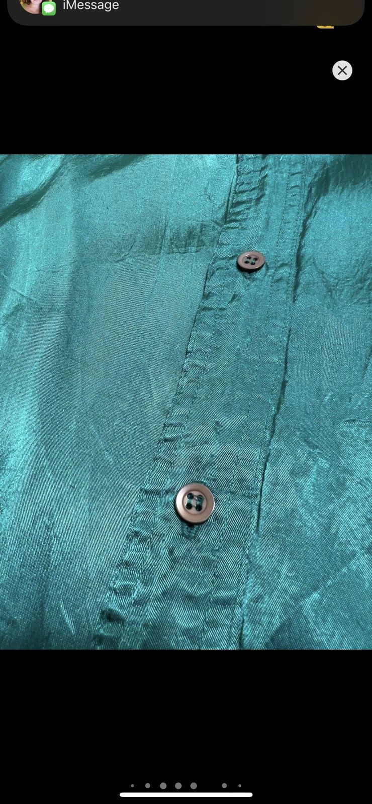 Vintage ***FINAL DROP***RARE 80s ACETATE SHINY BUTTON UP SHIRT L-XL Size US L / EU 52-54 / 3 - 9 Thumbnail