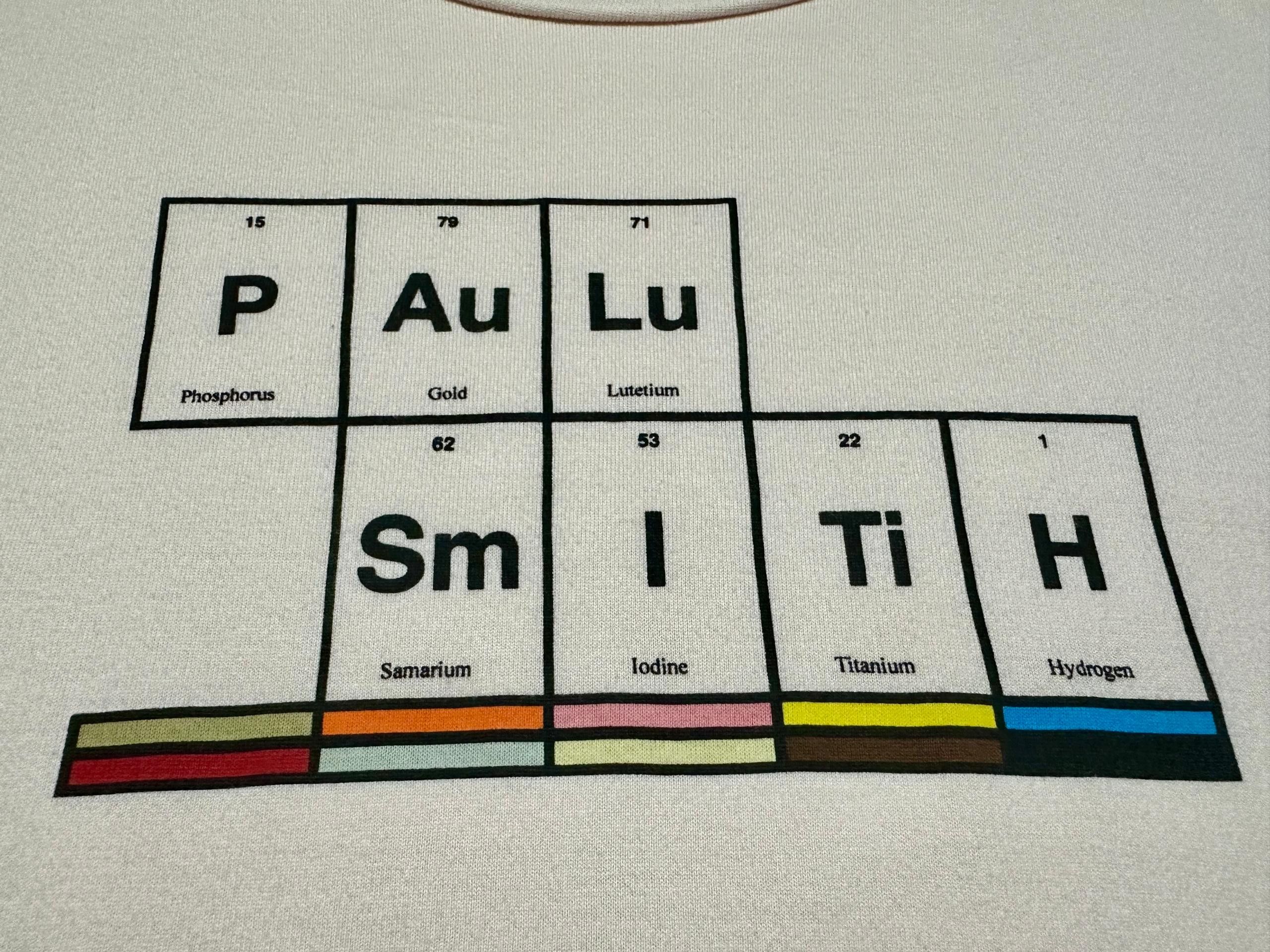 Designer × Paul Smith Paul Smith Jeans | Table of Elements Spelling T-Shirt Size US M / EU 48-50 / 2 - 2 Thumbnail