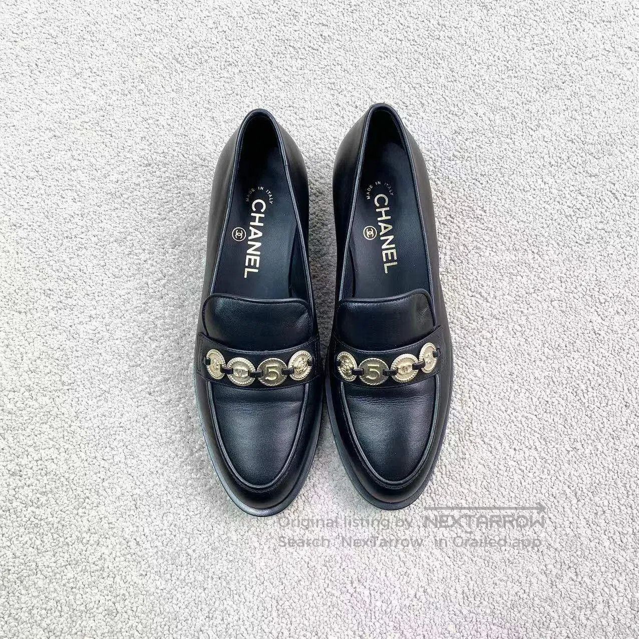 Chanel Chanel Gold coin loafers| Size US 7.5 / IT 37.5 - 3 Thumbnail