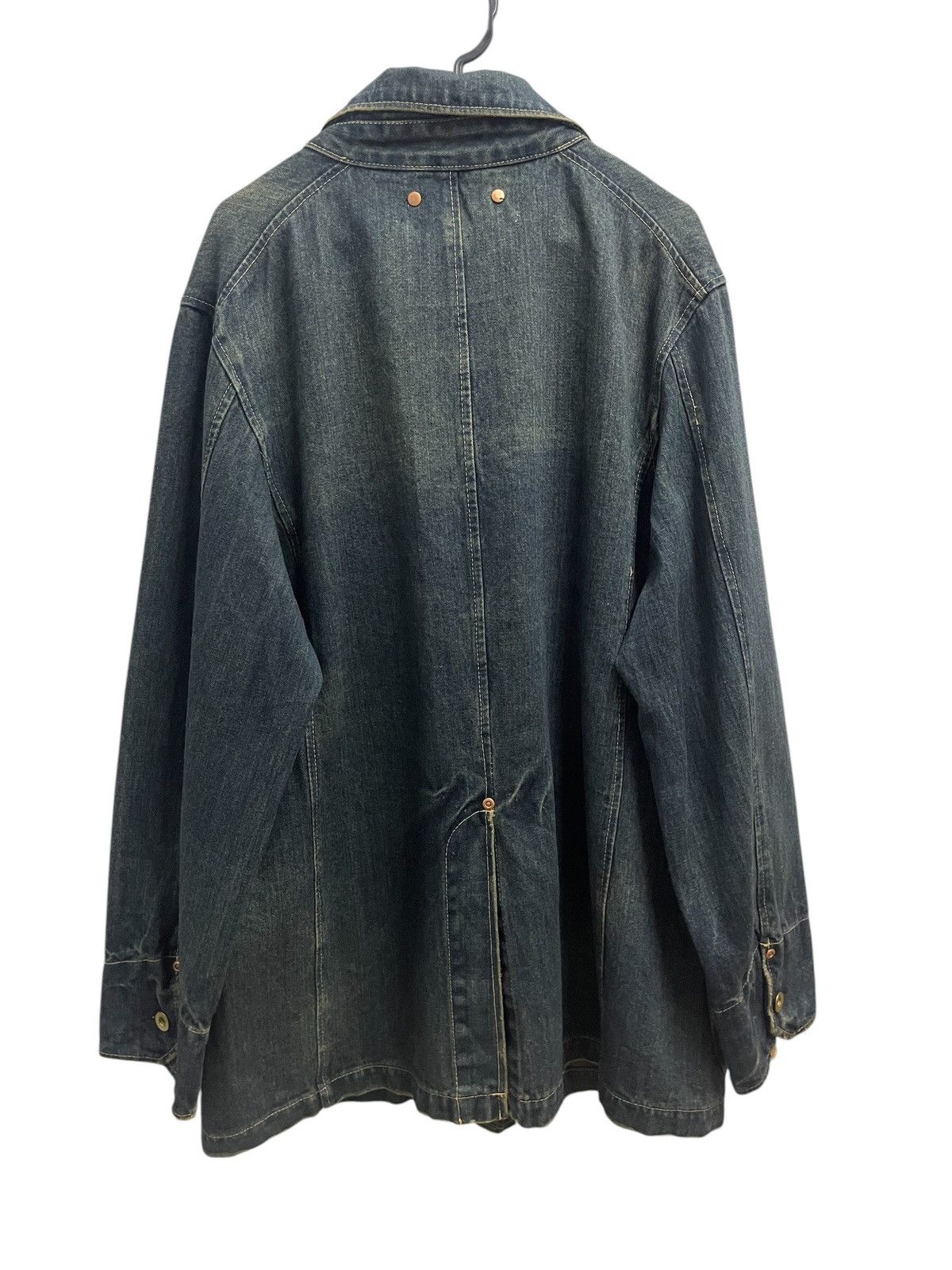 Japanese Brand DISTRESSED DENIM SLOW WEAR STREET FASHION DESIGNER Size US M / EU 48-50 / 2 - 2 Thumbnail