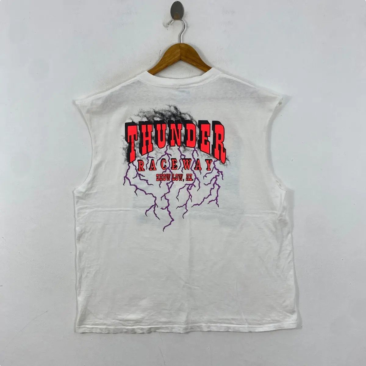 Other Vintage 90's GROUND POUNDER Thunder Raceway Tank Tops Size US XL / EU 56 / 4 - 5 Thumbnail