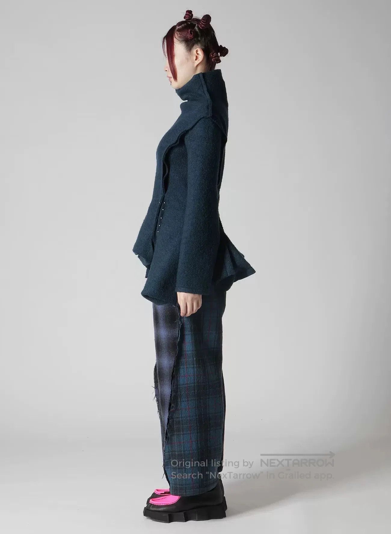 Limi Feu Wool Pile Square Cutting Pullover. Size S / US 4 / IT 40 - 2 Thumbnail