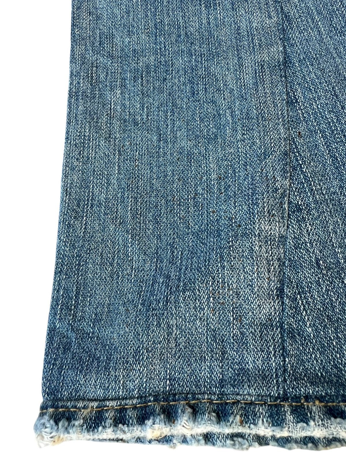 True Religion × Vintage 2000s True Religion Woodstock Patchwork Denim Bootcut Jeans Size 27" / US 4 / IT 40 - 14 Thumbnail