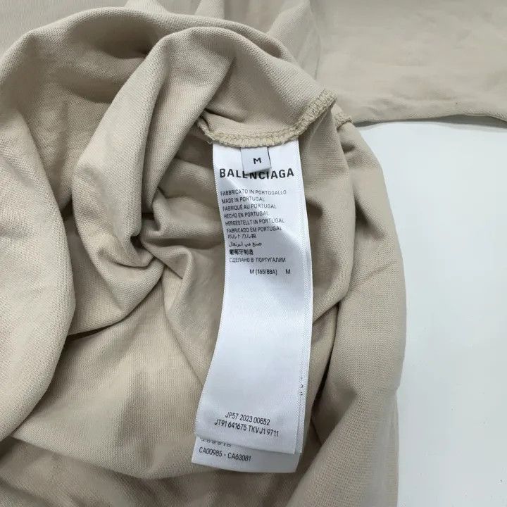 Balenciaga Balenciaga Logo Print Short Sleeve T-Shirt 0079-2507 Size US M / EU 48-50 / 2 - 4 Thumbnail